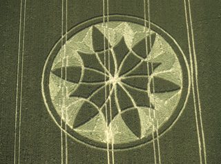 aerial of Milk Hill