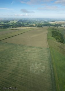 aerial of Etchilhampton from tt