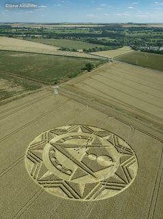 aerial of Etchilhampton from tt