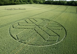aerial of Horsham from tt