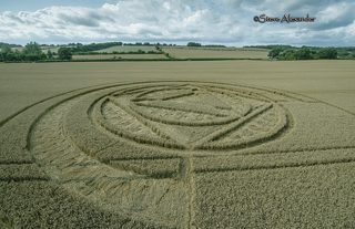 aerial of Preston Candover from tt