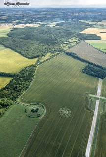 aerial of Farley Mount from tt