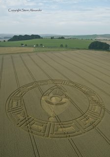 aerial of Beckhampton from tt