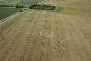aerial of Milk Hill