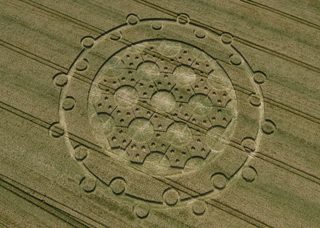 aerial of Avebury from tt