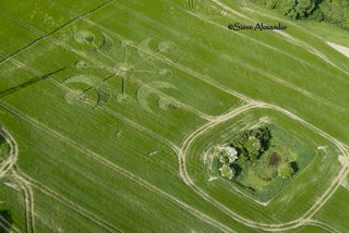 aerial of Buckland Down from tt