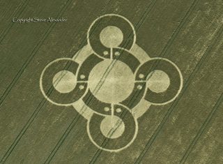 aerial of Battlesbury Hill from tt