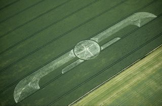 aerial of Silbury Hill from tt