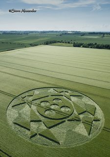 aerial of Hackpen HIll from tt