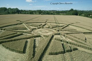 aerial of Haselor from tt