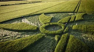 aerial of Broad Hinton from tt