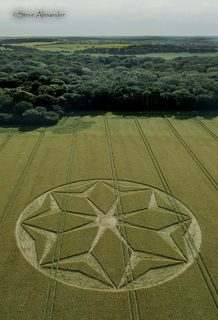 aerial of Tichborne from tt