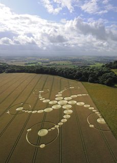 aerial of Etchilhampton Hill from tt