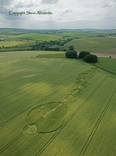 aerial of Avebury from tt
