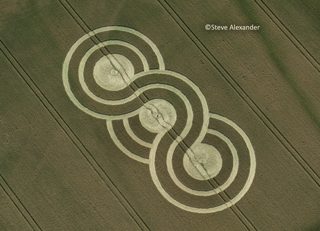 aerial of Bishops Cannings from tt