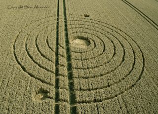 aerial of Silbury Hill