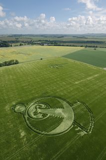 aerial of Yatesbury from tt