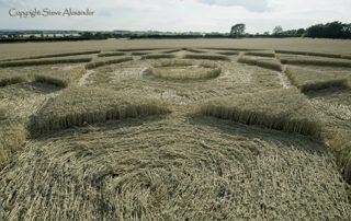 aerial of Rollright Stones from tt
