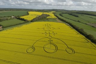 aerial of Clatford