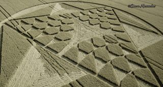 aerial of Barton Stacy from tt