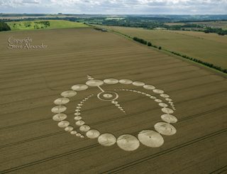 aerial of Etchilhampton from tt