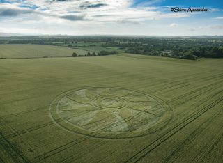 aerial of Etchilhampton from tt