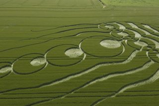 aerial of Wayland's Smithy from tt