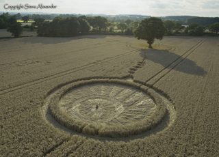 aerial of Wotton Wawen from tt