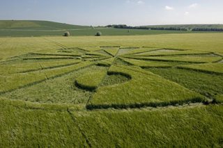 aerial of Liddington Castle from tt