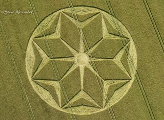 aerial of Tichborne from tt