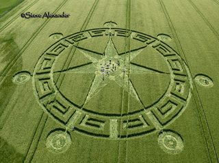 aerial of Ackling Dyke from tt