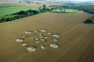 aerial of Avebury
