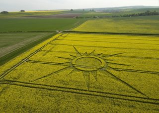 aerial of Avebury