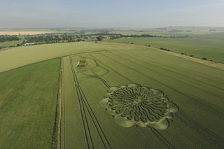 aerial of Waden Hill from tt