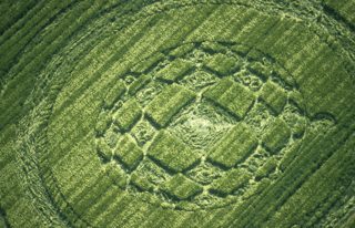 aerial of Berwick Bassett from tt
