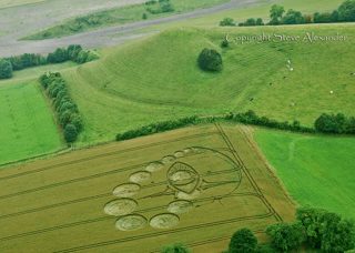 aerial of Picked Hill