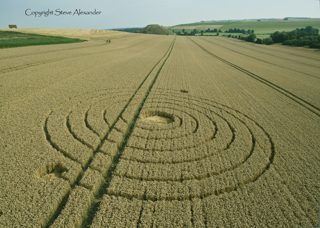aerial of Silbury Hill