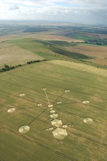 aerial of Milk Hill