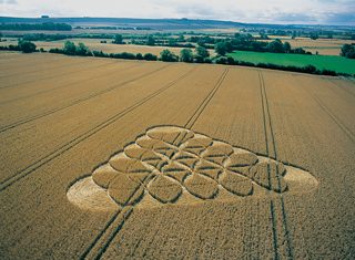 aerial of Winterbourne Bassett