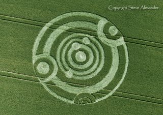 aerial of Cow Drove Hill from tt