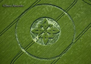 aerial of Sutton Veny from tt