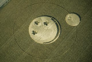 aerial of Pewsey White Horse