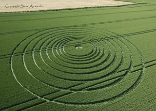 aerial of Avebury from tt