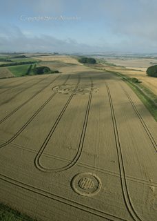aerial of Hackpen Hill from tt