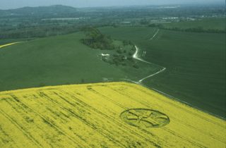 aerial of Woodborough Hill