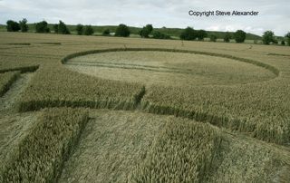 aerial of Figsbury Rings from tt
