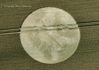 aerial of Cherhill Down