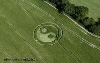 aerial of Cley Hill from tt
