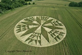 aerial of Burrow Hill Fort