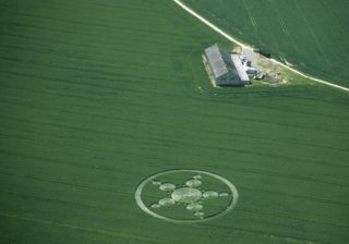 aerial of Stanton St Bernard